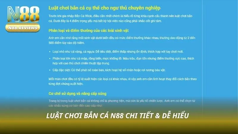 Cách Chơi Bắn Cá Thần Rồng N88 - Bật Mí Bí Kíp Thắng 2026 - tivon.pro
