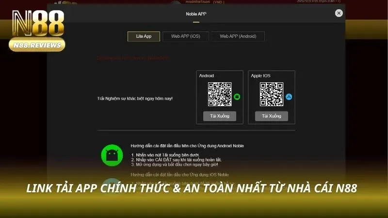 Tải App N88 APK Mới Nhất 2026 - Hướng Dẫn Android Và iOS - tivon.pro