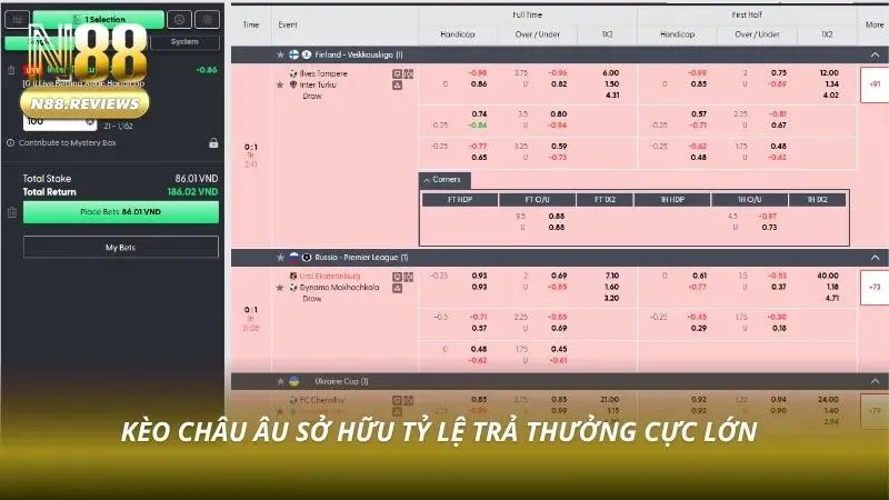 Thể Thao N88 - Cá Cược Thể Thao Uy Tín, Tỷ Lệ Kèo Cao Nhất 2026 - tivon.pro